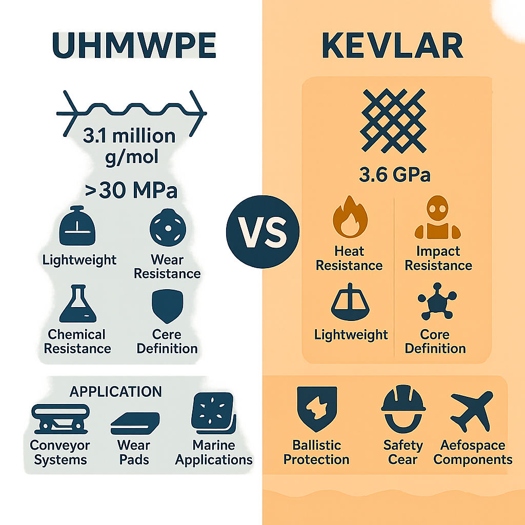 uhmwpe vs kevlar