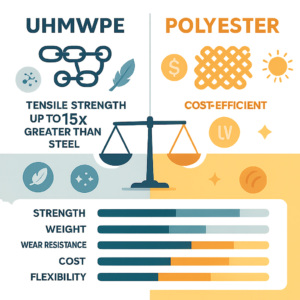 uhmwpe vs polyester