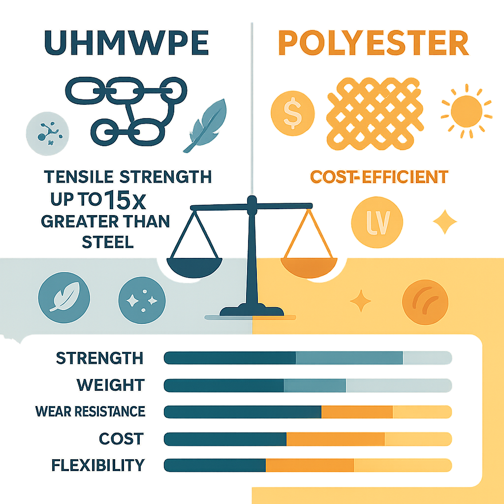 uhmwpe vs polyester