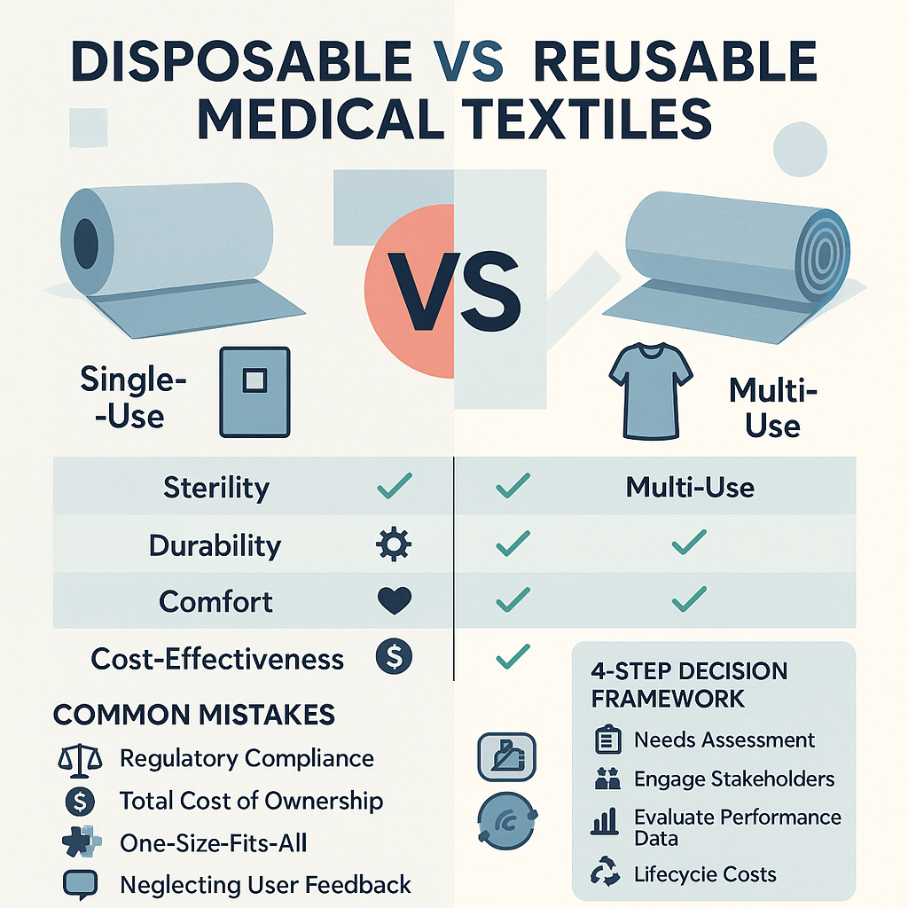 disposable vs reusable medical textiles