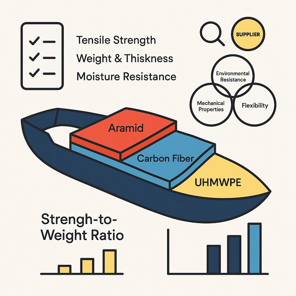 how to choose hybrid fabric for marine reinforcement