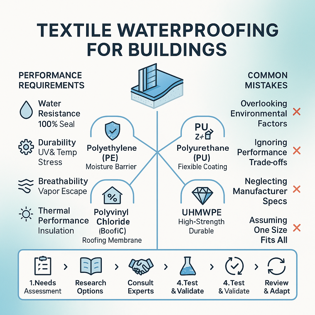 textile waterproofing for buildings