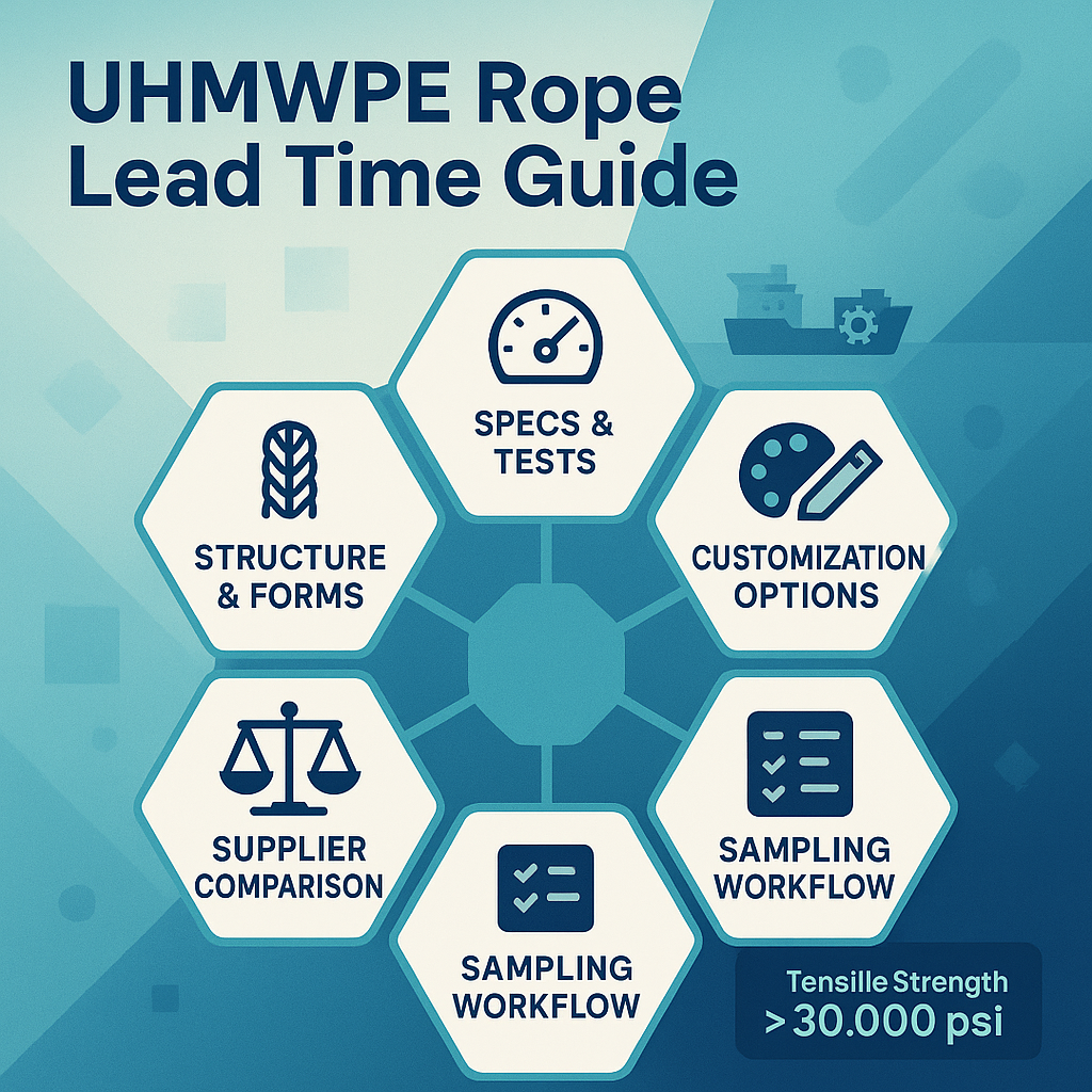 uhmwpe braided rope lead time guide