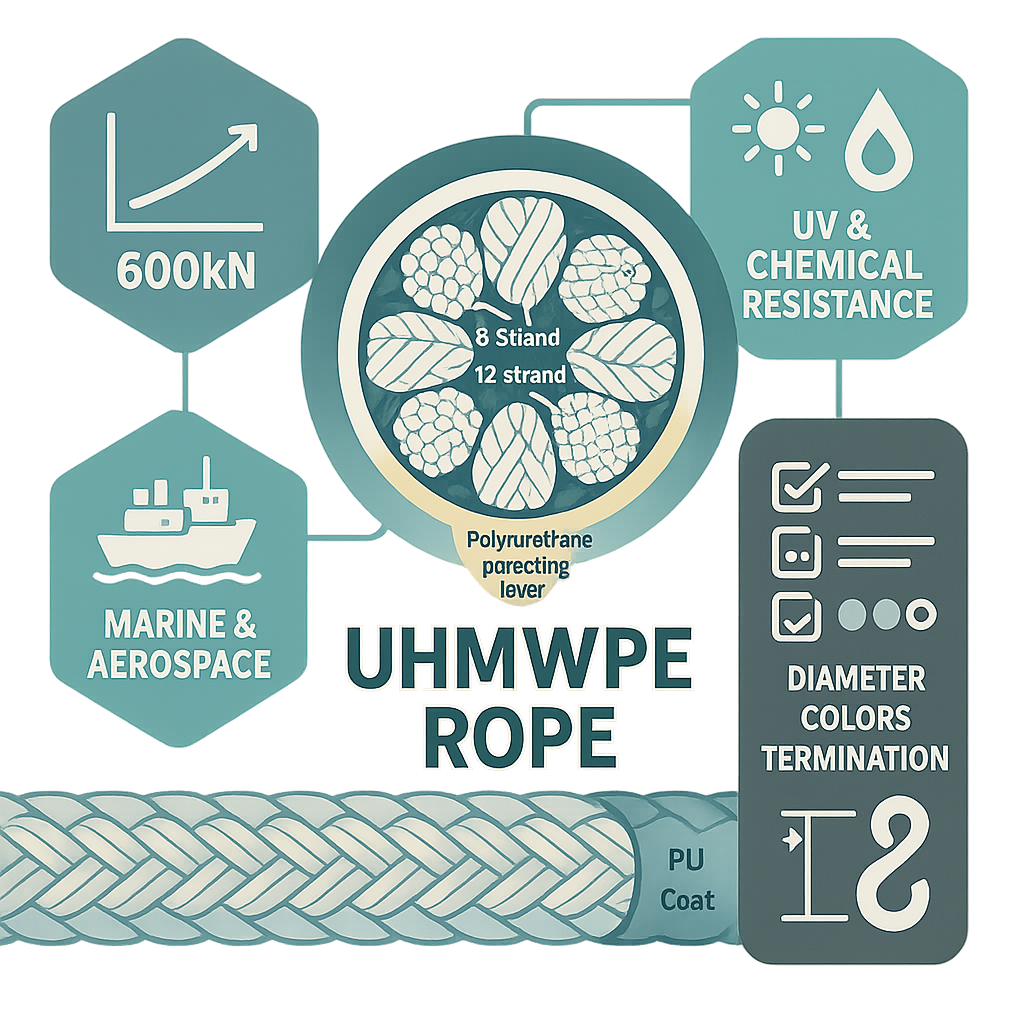 uhmwpe braided rope testing standards
