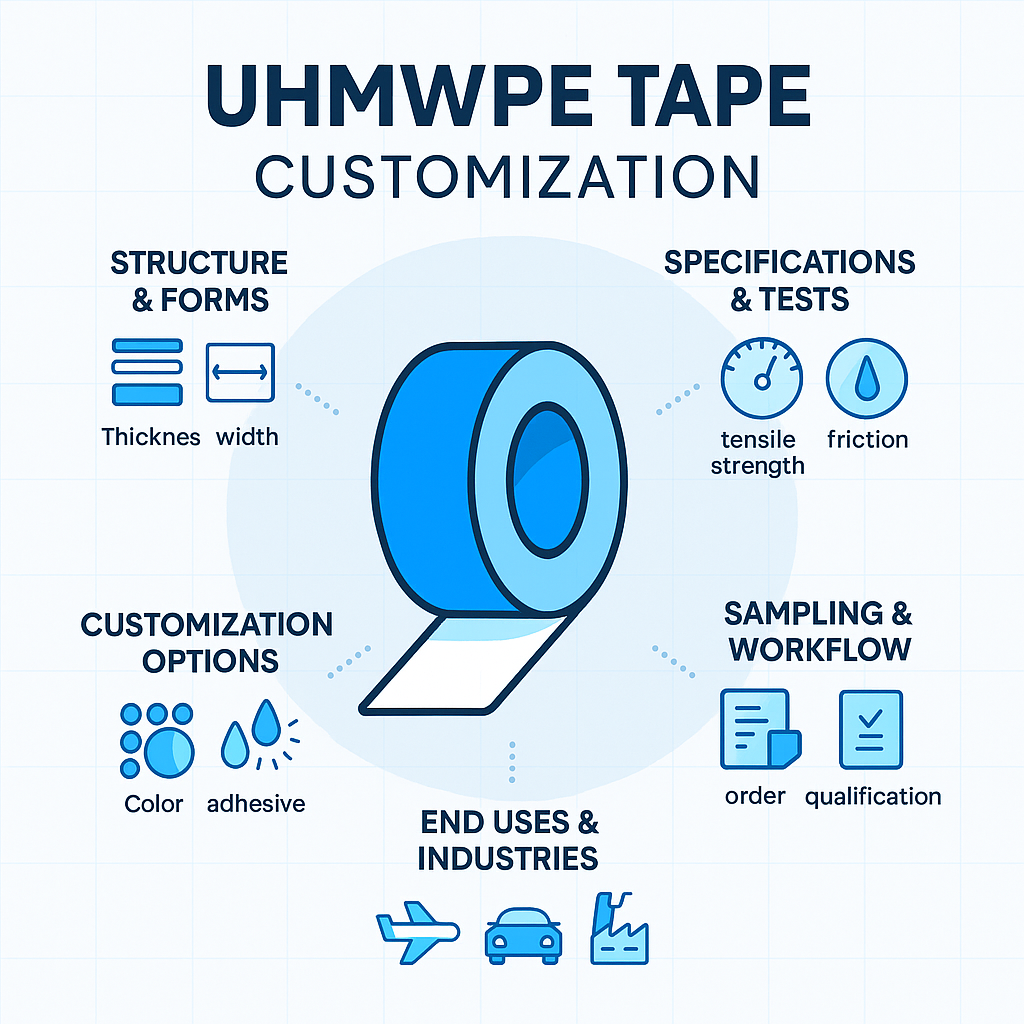 uhmwpe tape customization options