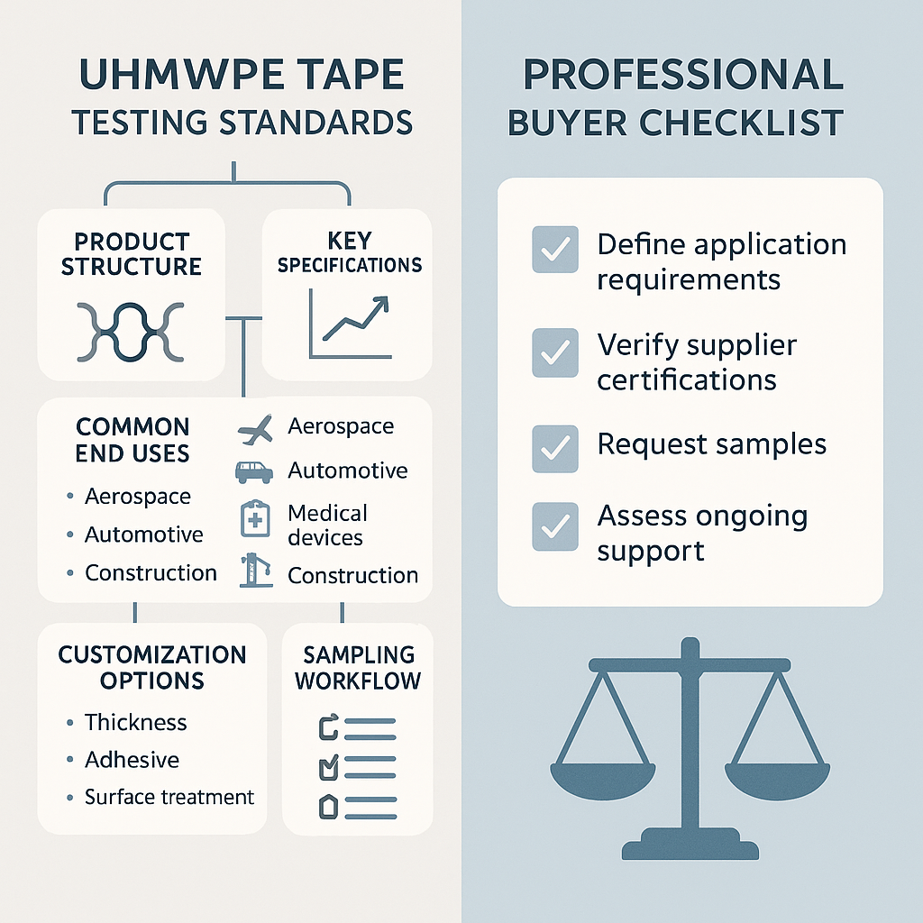 uhmwpe tape testing standards