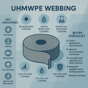 uhmwpe webbing coating options