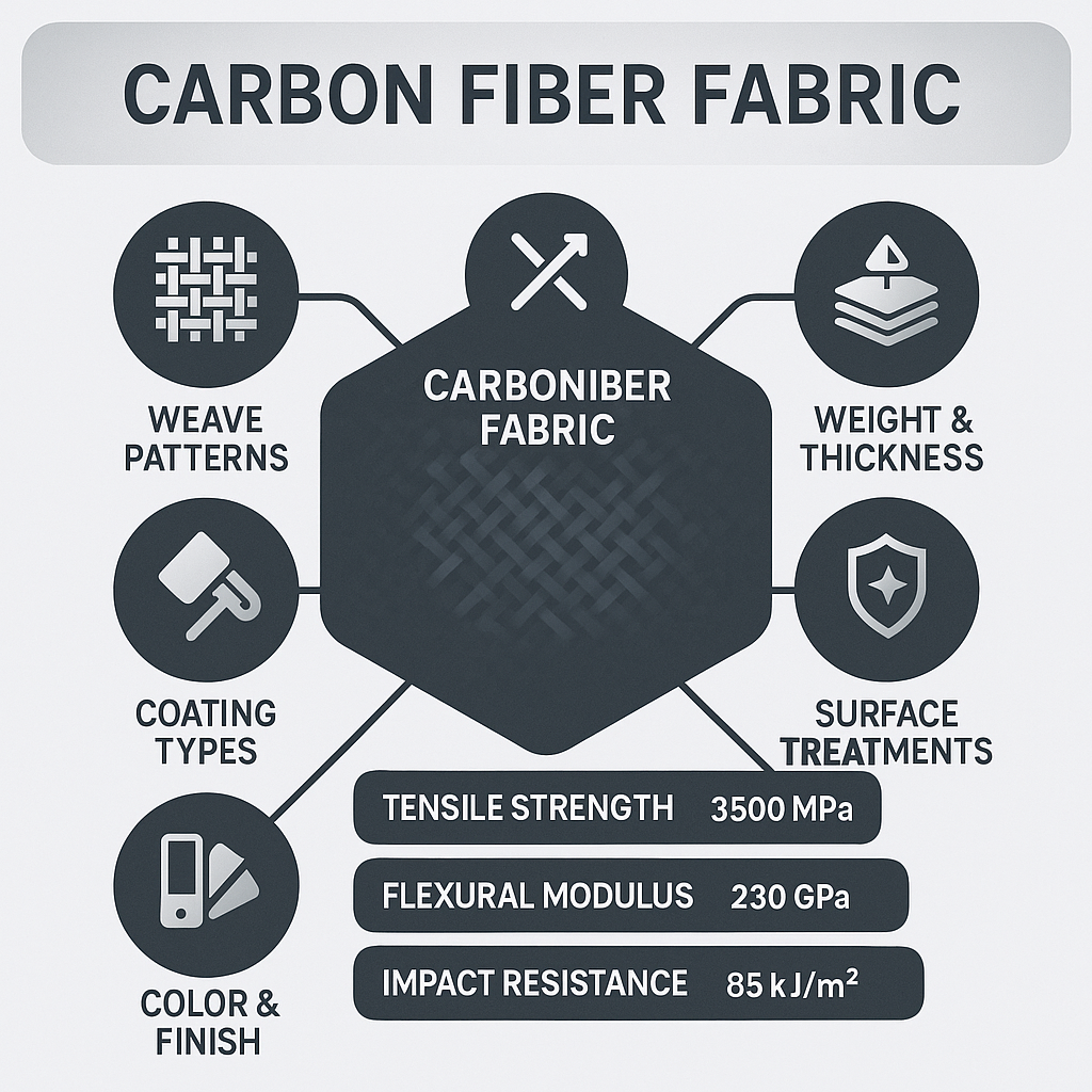 carbon fiber fabric coating options