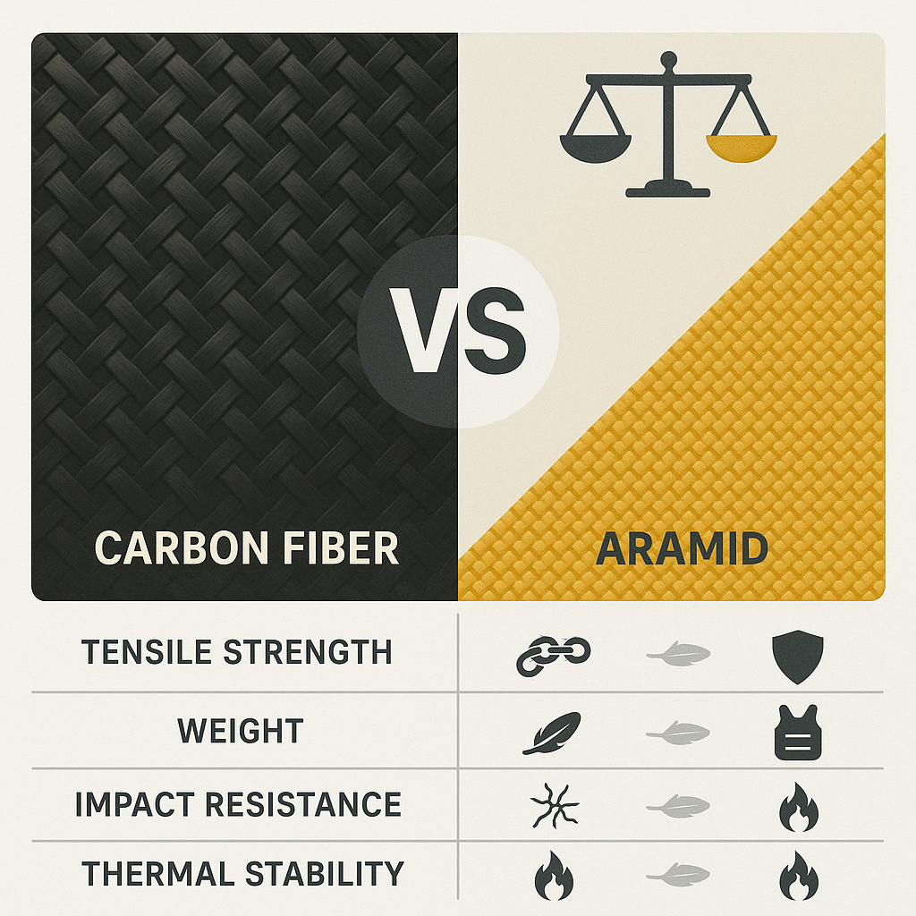 carbon fiber vs aramid