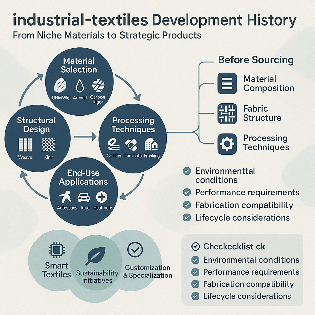 industrial textiles development history