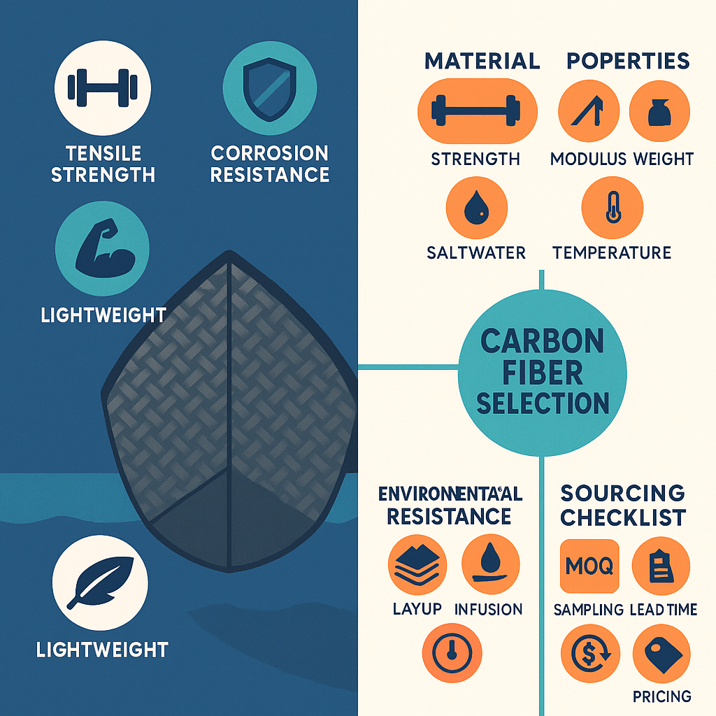 how to choose carbon fiber for marine parts