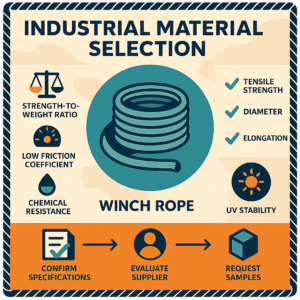 how to choose uhmwpe for winch rope