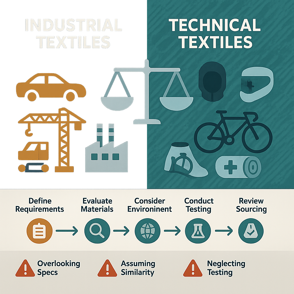 industrial textiles vs technical textiles