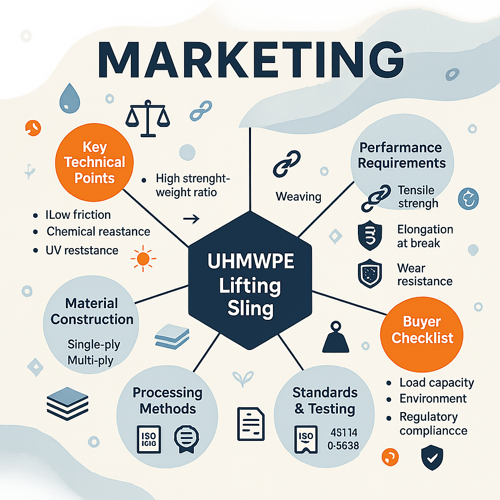 uhmwpe for lifting sling
