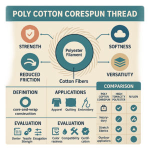 what is poly cotton corespun thread