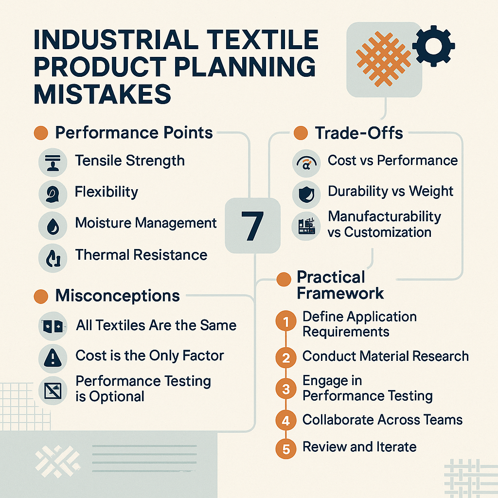 industrial textile product planning mistakes