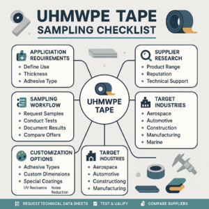 uhmwpe tape sampling checklist