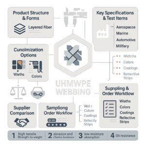 uhmwpe webbing application guide
