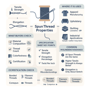 spun thread properties