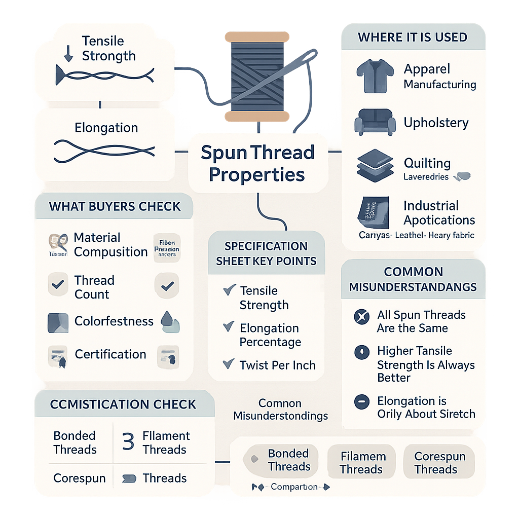 spun thread properties