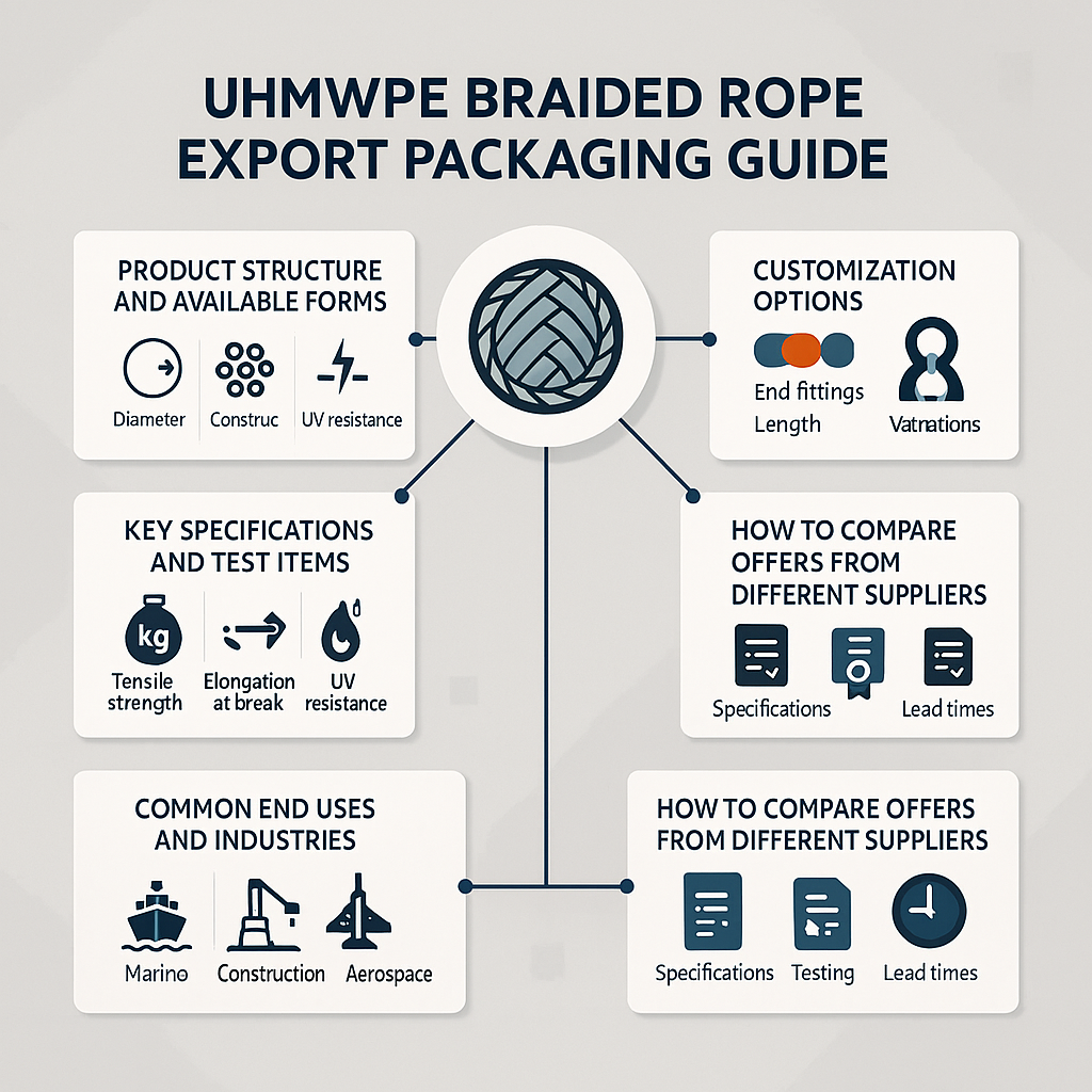 uhmwpe braided rope export packaging guide