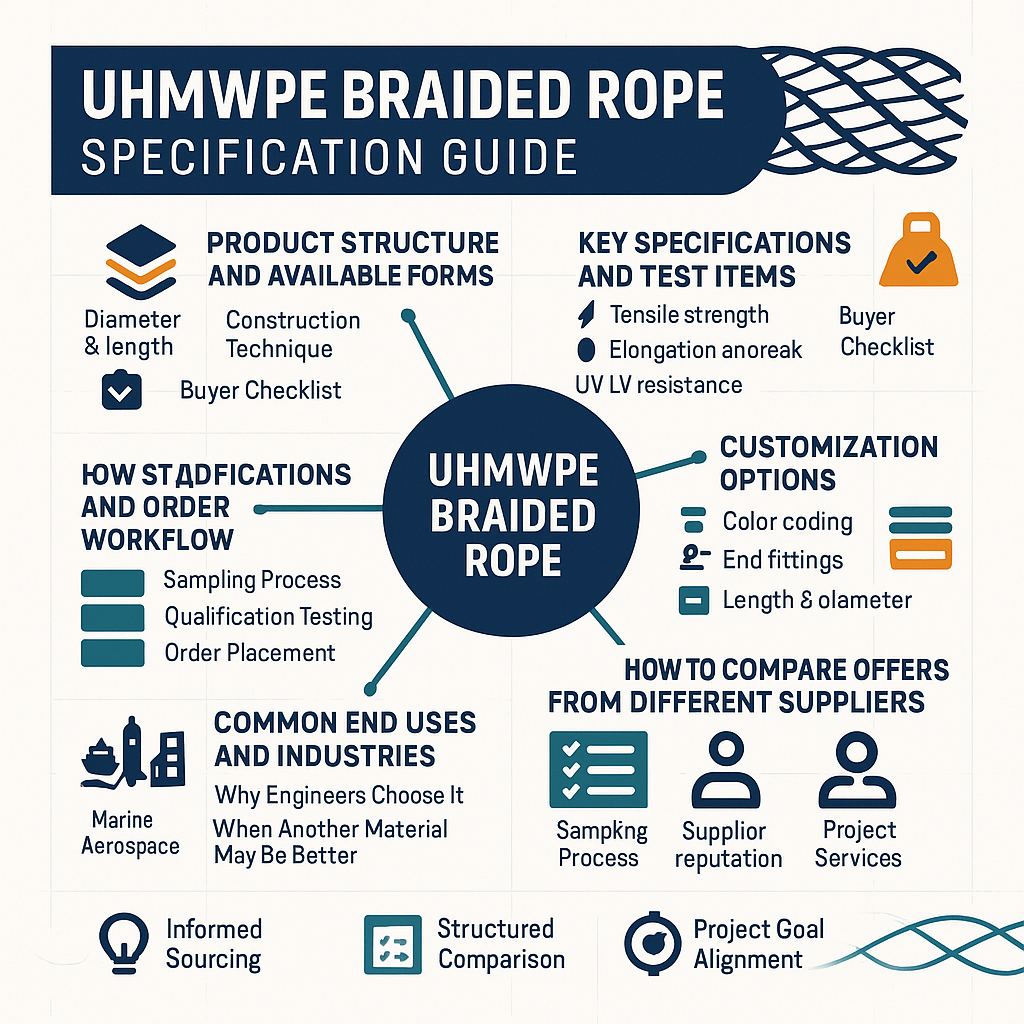 uhmwpe braided rope specification guide
