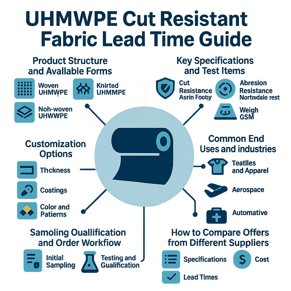 uhmwpe cut resistant fabric lead time guide