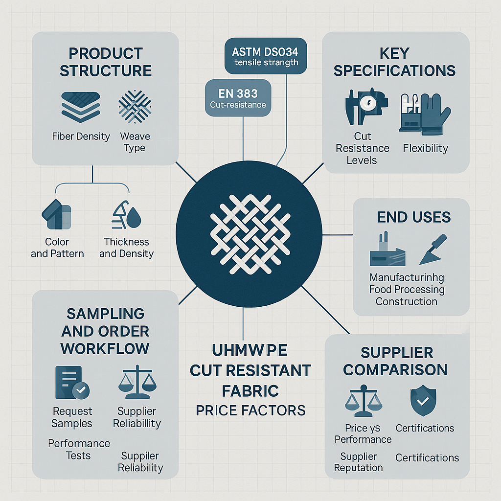 uhmwpe cut resistant fabric price factors