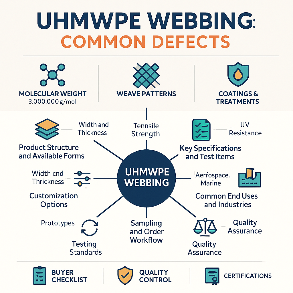 uhmwpe webbing common defects